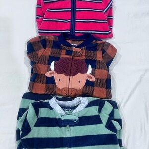 Carters Baby Boy Footies 6 Months